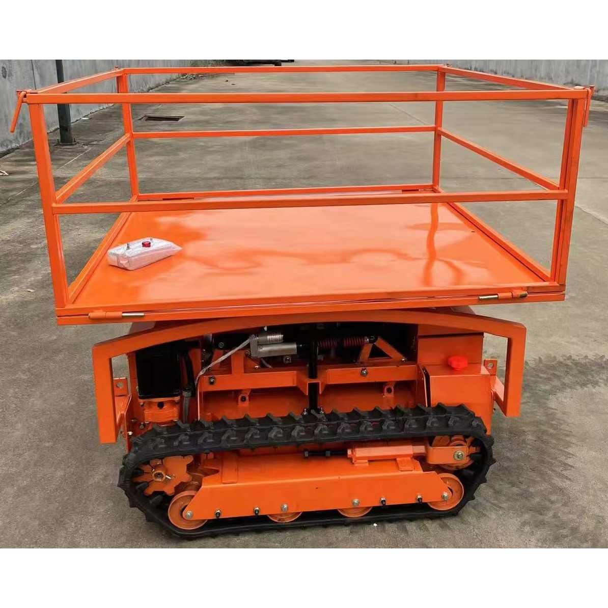 transport pallet for the lawn mower